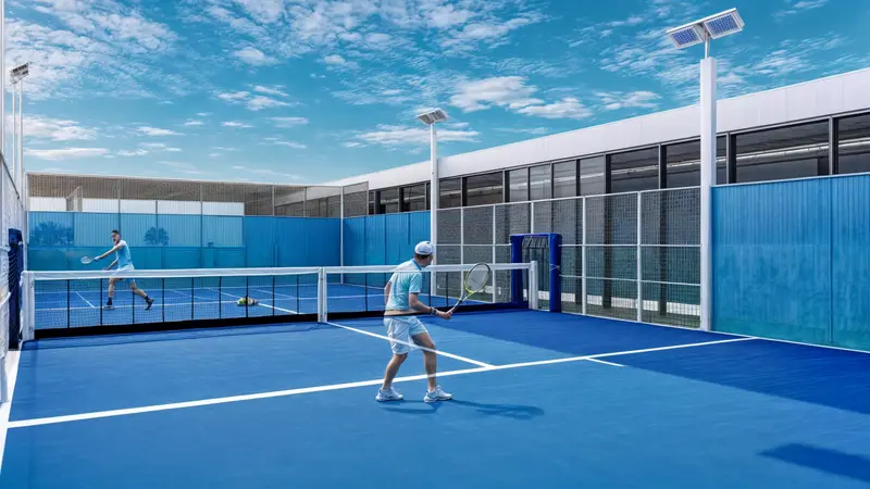 Cancha de pádel de Maïa